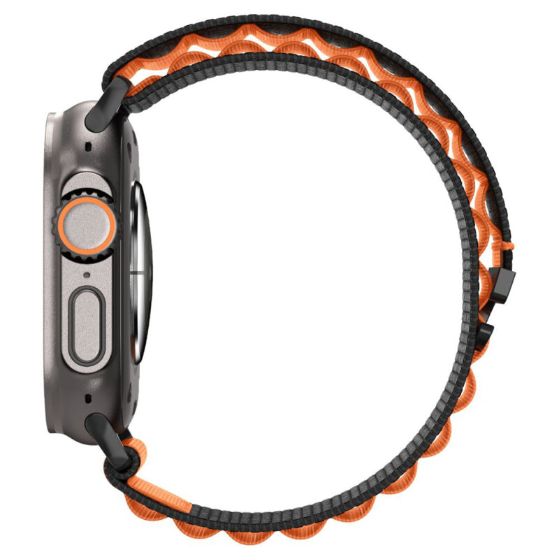 Curea Apple Watch Ultra 4 Spigen WBF1, portocaliu