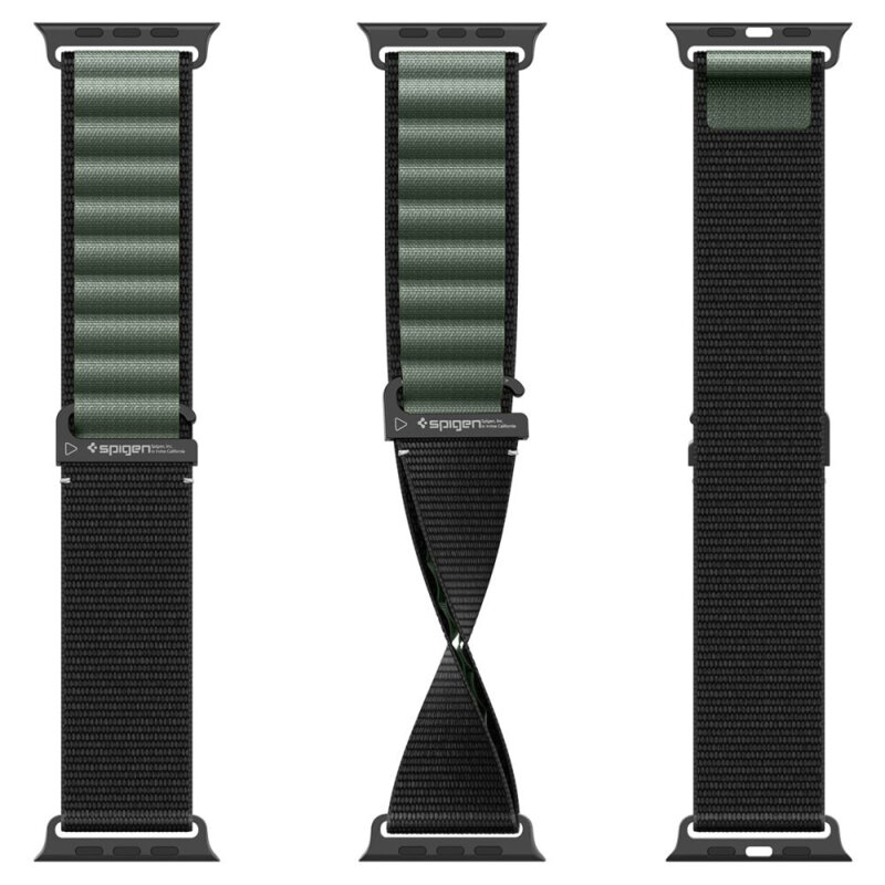 Curea Apple Watch Ultra 4 Spigen WBF1, verde
