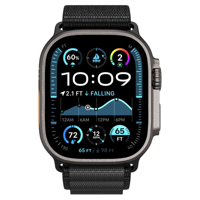 Curea Apple Watch Ultra 4 Spigen WBF1, negru