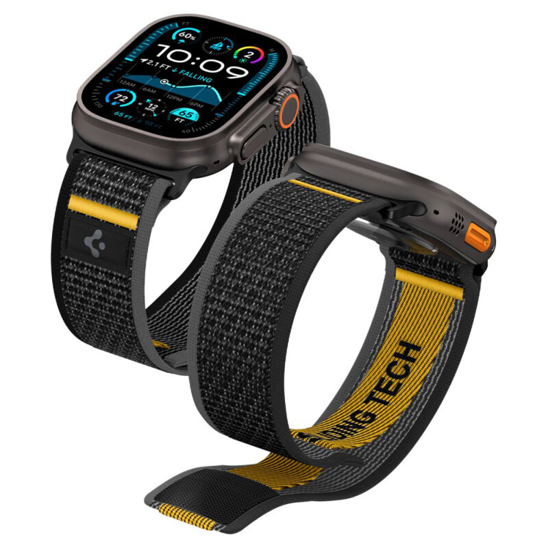 Curea Apple Watch Ultra 4 Spigen Athlex Air, negru