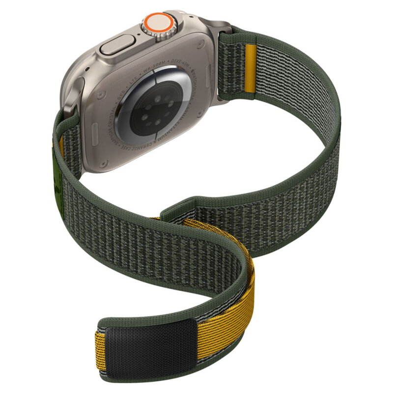 Curea Apple Watch Ultra 4 Spigen Athlex Air, verde