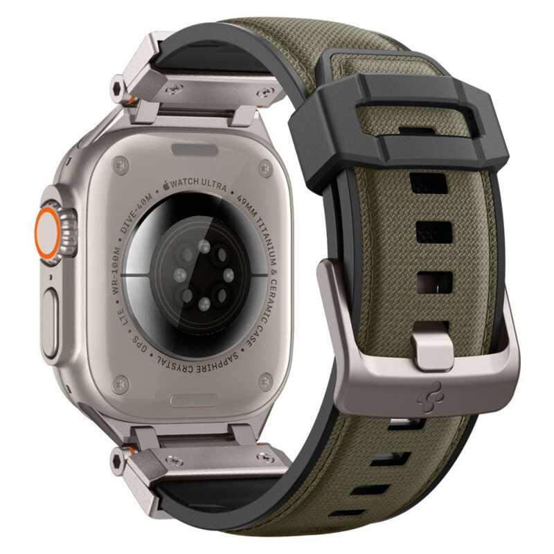 Curea Apple Watch Ultra 4 Spigen DuraPro Armor, verde