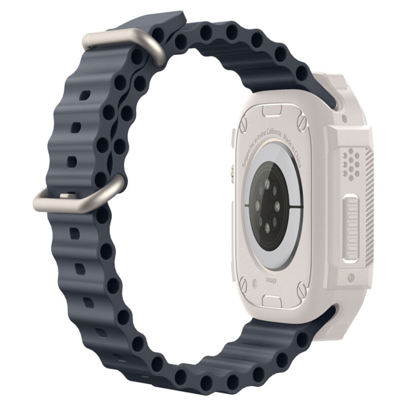 Husa Apple Watch Ultra 3 Spigen Rugged Armor, bej