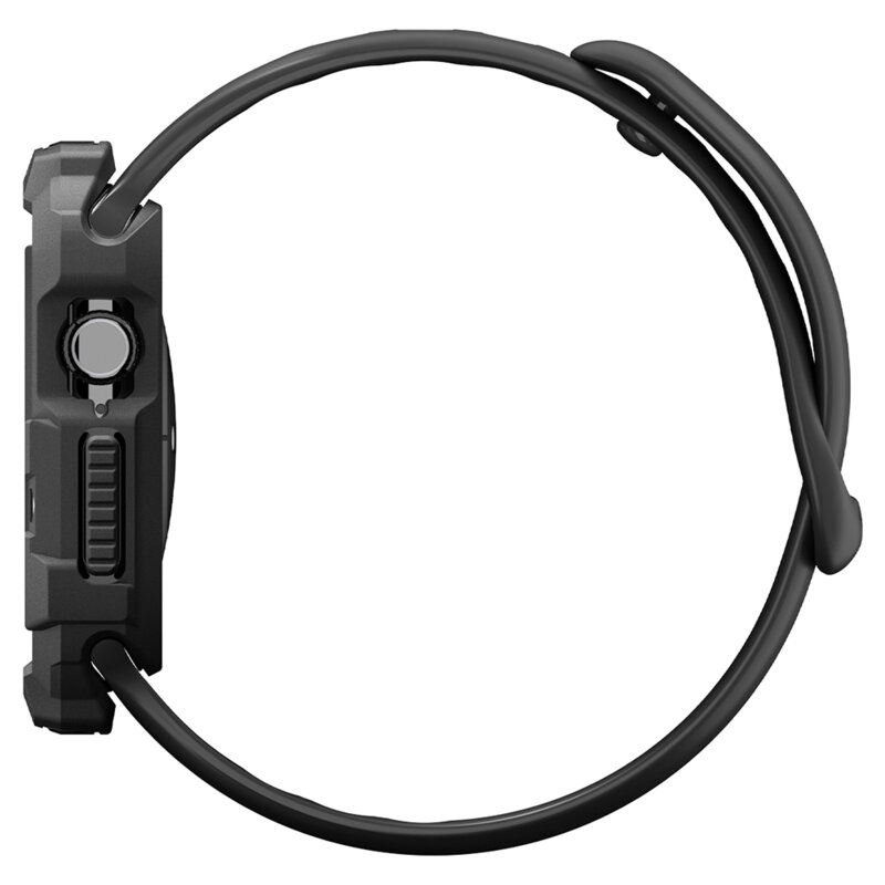 Husa Apple Watch 12 46mm Spigen Rugged Armor, negru