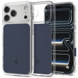 Husa iPhone 17 Pro Spigen Ultra Hybrid T MagSafe, bleumarin