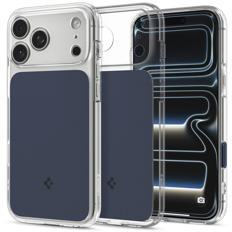 Husa iPhone 17 Pro Spigen Ultra Hybrid T MagSafe, bleumarin
