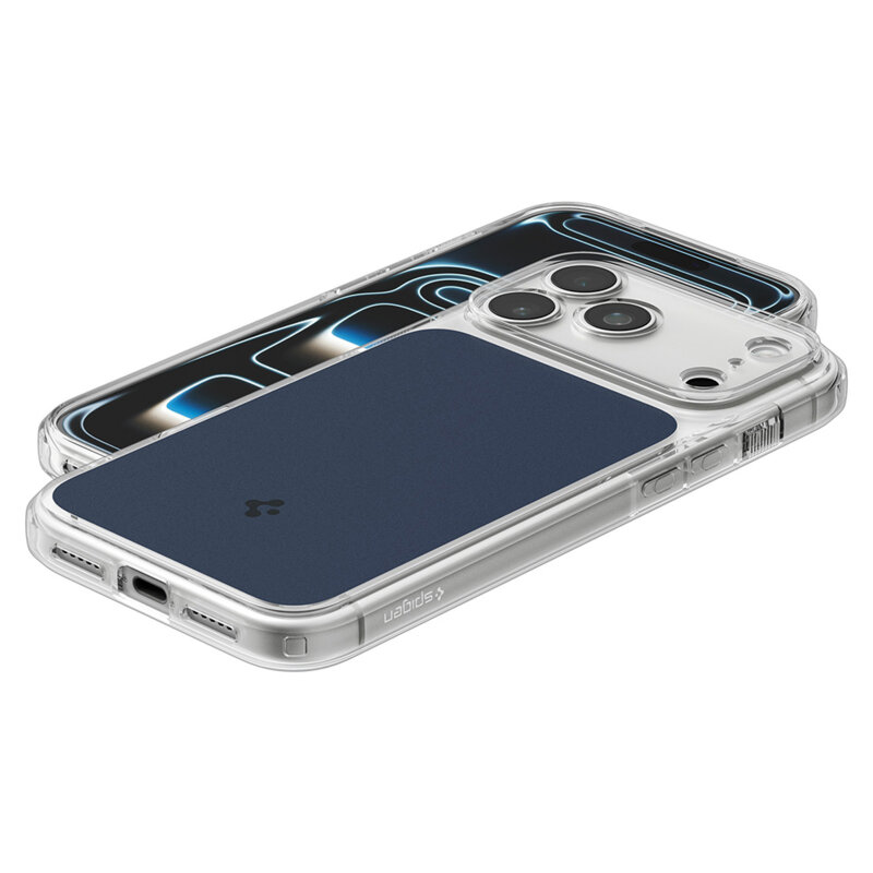 Husa iPhone 18 Pro Spigen Ultra Hybrid T MagSafe, bleumarin