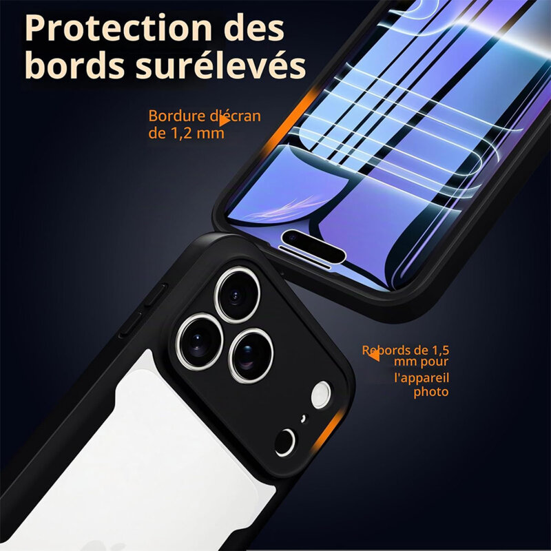 Husa 360° iPhone 17 Pro Techsuit ColorVerse, negru