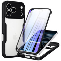 Husa 360° iPhone 17 Pro Techsuit ColorVerse, negru