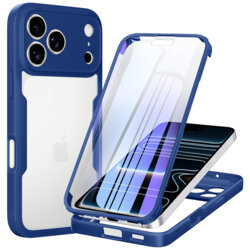 Husa 360° iPhone 17 Pro Techsuit ColorVerse, albastru