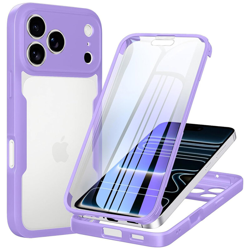 Husa 360° iPhone 18 Pro Max Techsuit ColorVerse, mov