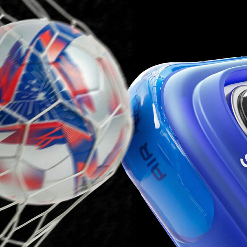 Husa iPhone 17 Pro Torras Ostand Q3 Air Football Series, albastru
