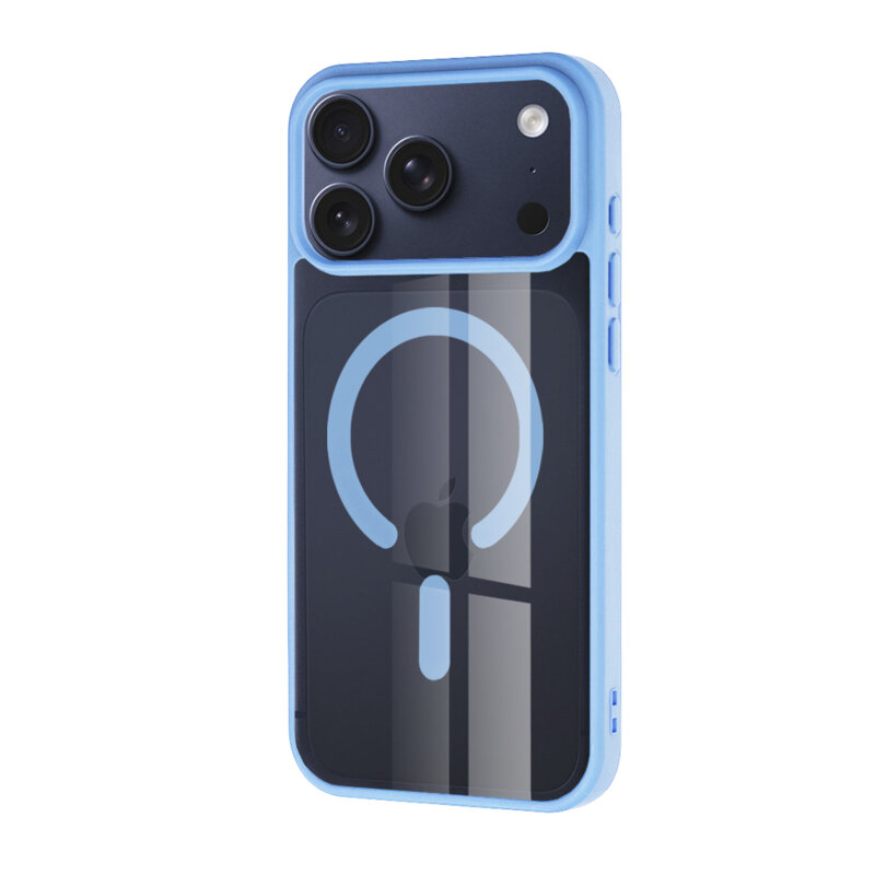 Husa iPhone 17 Pro Techsuit MagSafe Pro, bleu