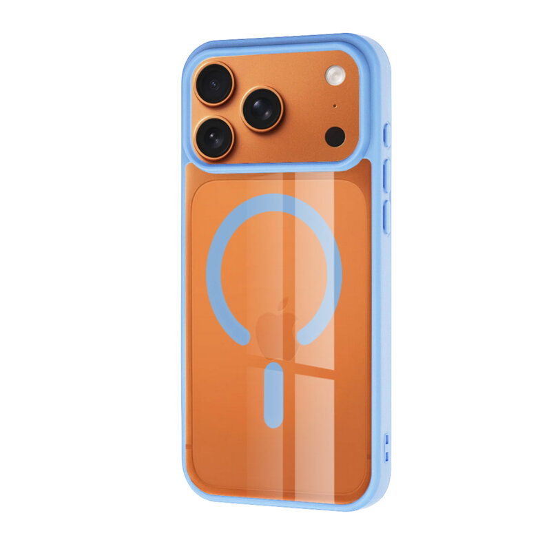 Husa iPhone 17 Pro Max Techsuit MagSafe Pro, bleu