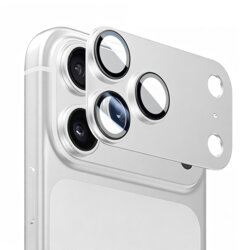Folie sticla iPhone 18 Pro Max Lito Crown Halo AR + AF Camera Lens, argintiu