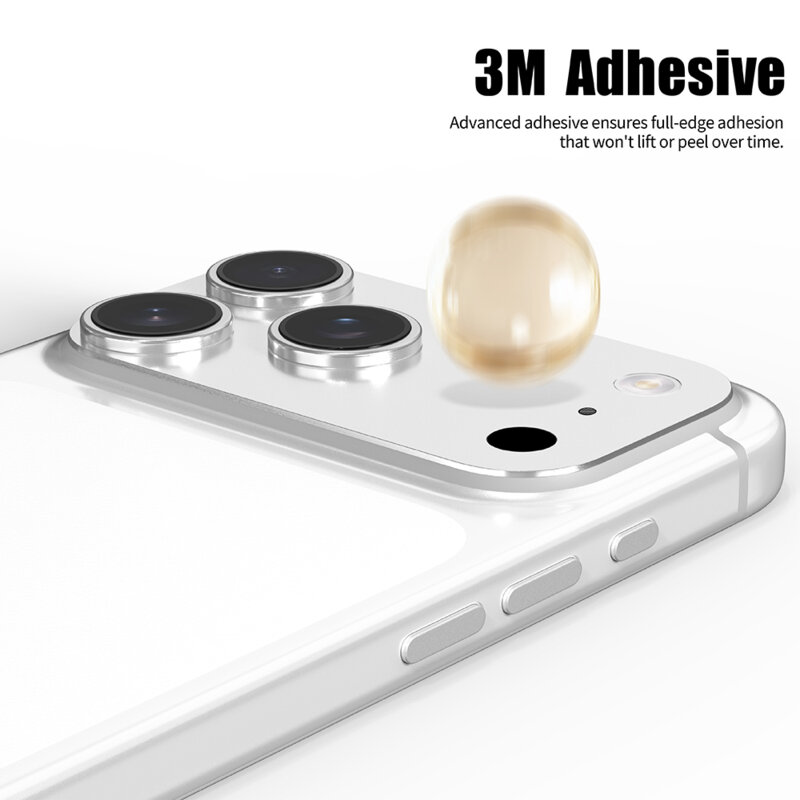 Folie sticla iPhone 18 Pro Max Lito Crown Halo AR + AF Camera Lens, negru