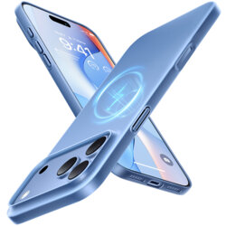 Husa iPhone 18 Pro Max Torras OriginFit-Mag Series, bleu