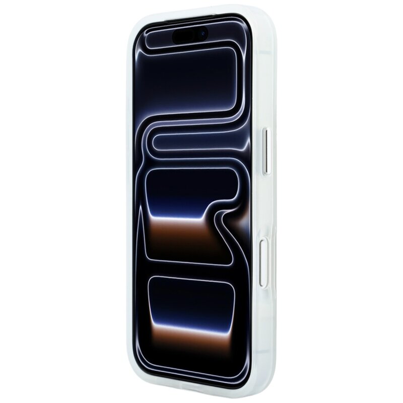 Husa iPhone 17 Pro Karl Lagerfeld HC MagSafe IML Ikonik Sketch Print, bej
