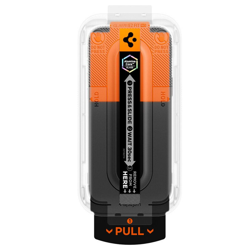 [Pachet 2x] Folie iPhone 16 Pro Spigen Glas.tR EZ-FIT Pro HD, transparenta