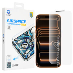 Folie sticla iPhone 17 Pro Max Lito Airspace Border, transparenta