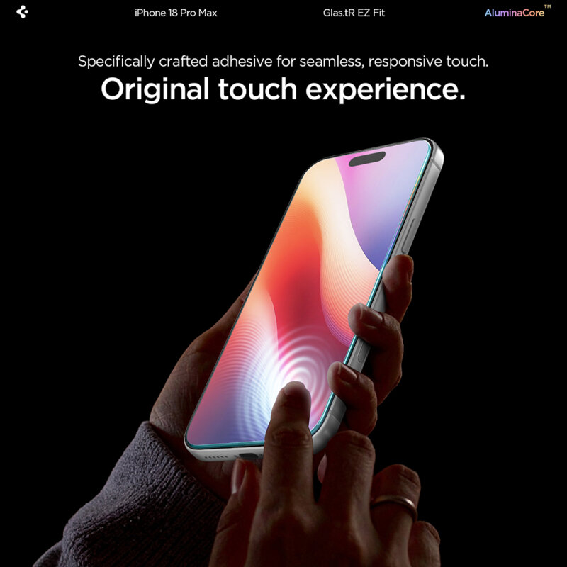 [Pachet 2x] Folie iPhone 17 Spigen Glas.tR EZ Fit, transparenta