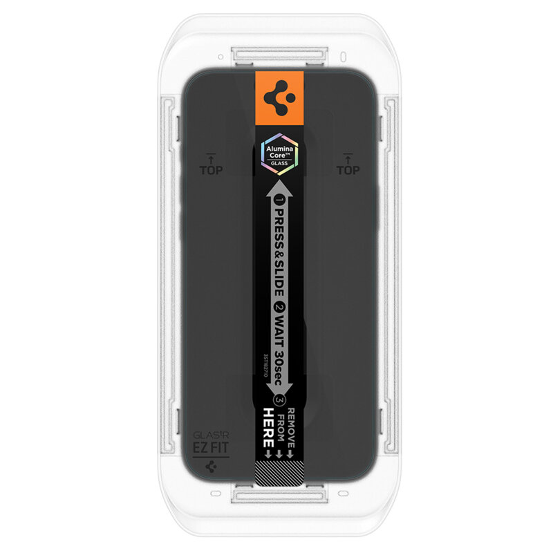 [Pachet 2x] Folie iPhone 17 Pro Spigen Glas.tR EZ Fit, transparenta
