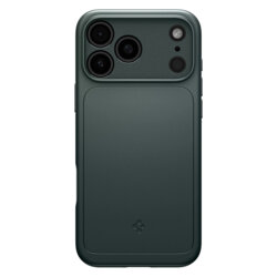 Husa iPhone 17 Pro Spigen Thin Fit MagSafe, verde inchis