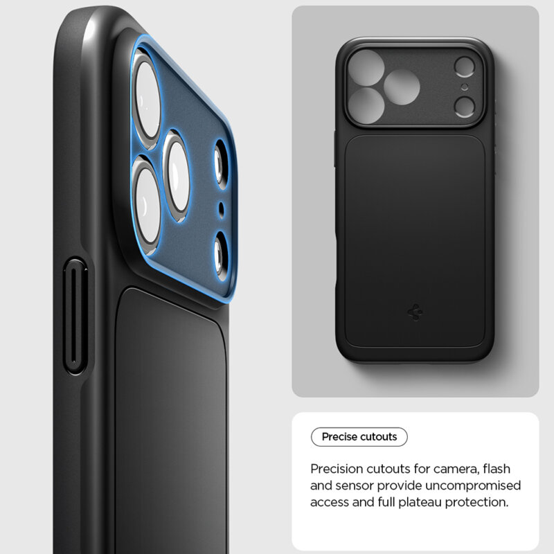 Husa iPhone 17 Pro Spigen Thin Fit MagSafe, negru