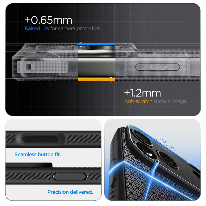 Husa iPhone 18 Pro Max Spigen Liquid Air, negru