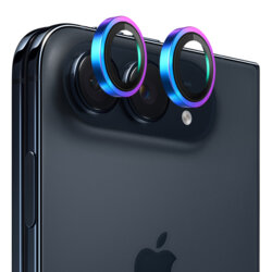 Folie iPhone Duo Blueo Original Metal Frame Lens Glass, multicolor
