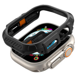 Rama protectie, bezel Apple Watch Ultra Spigen Lock Fit, negru