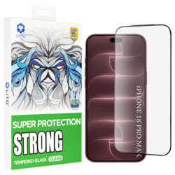 Folie sticla iPhone 18 Pro Max Lito D+ Max Strong, negru
