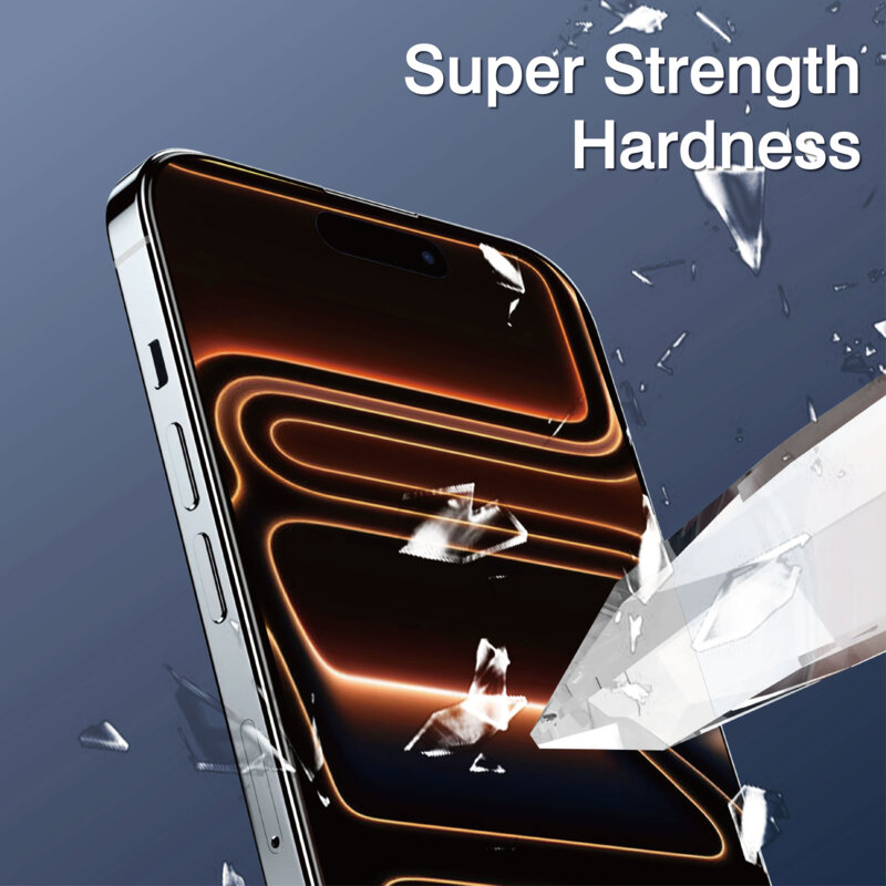Folie sticla iPhone 17 Pro Max Lito AR SE Tempered Glass, negru