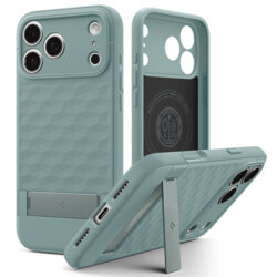 Husa iPhone 17 Pro Spigen Caseology Parallax "S" MagSafe, verde