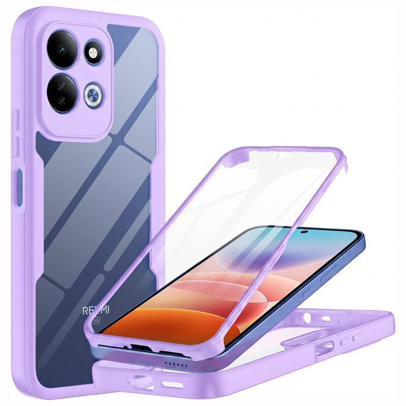 Husa 360° Xiaomi Redmi 17 4G Techsuit ColorVerse, mov