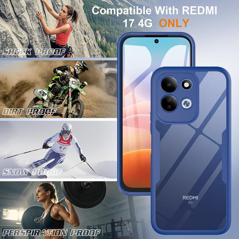 Husa 360° Xiaomi Redmi 17 4G Techsuit ColorVerse, mov