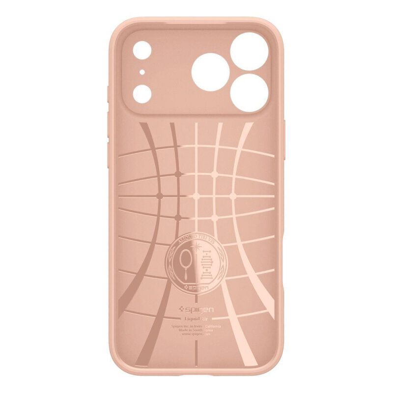 Husa iPhone 18 Pro Max Spigen Liquid Air, bleumarin