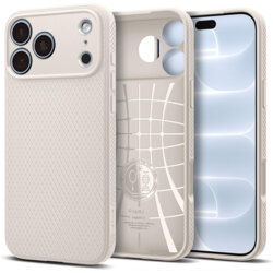 Husa iPhone 17 Pro Spigen Liquid Air, natural