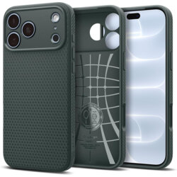 Husa iPhone 18 Pro Spigen Liquid Air, verde