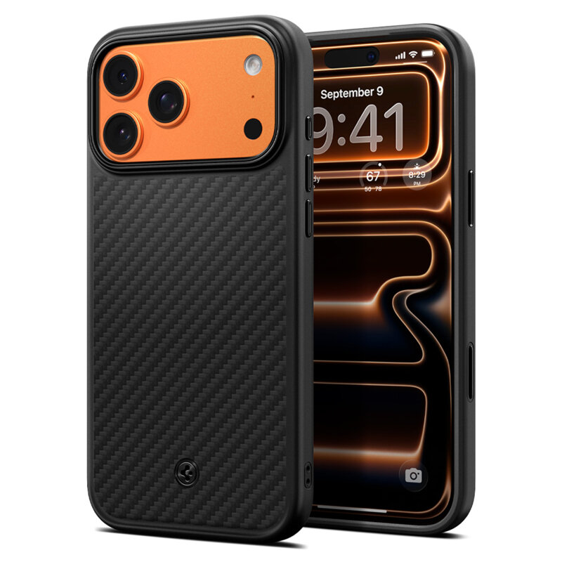 Husa iPhone 17 Pro Max Spigen Enzo Aramid 