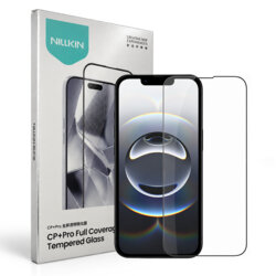 Folie sticla iPhone 16e Nillkin CP+PRO Anti-Explosion, negru