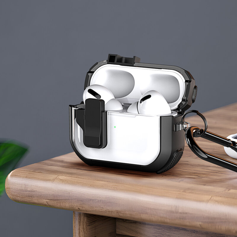 Husa Apple AirPods 5 Dux Ducis PECN Series, roz / alb
