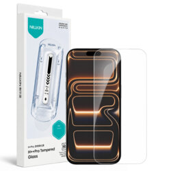 Folie sticla iPhone 17 Pro Max Nillkin H+Pro Anti-Explosion Glass cu aplicator, transparenta