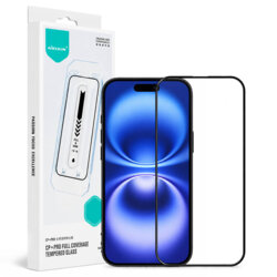 Folie sticla iPhone 16 Nillkin CP+PRO Anti-Explosion cu aplicator, negru