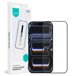 Folie sticla iPhone 17 Pro Nillkin CP+PRO Anti-Explosion cu aplicator, negru