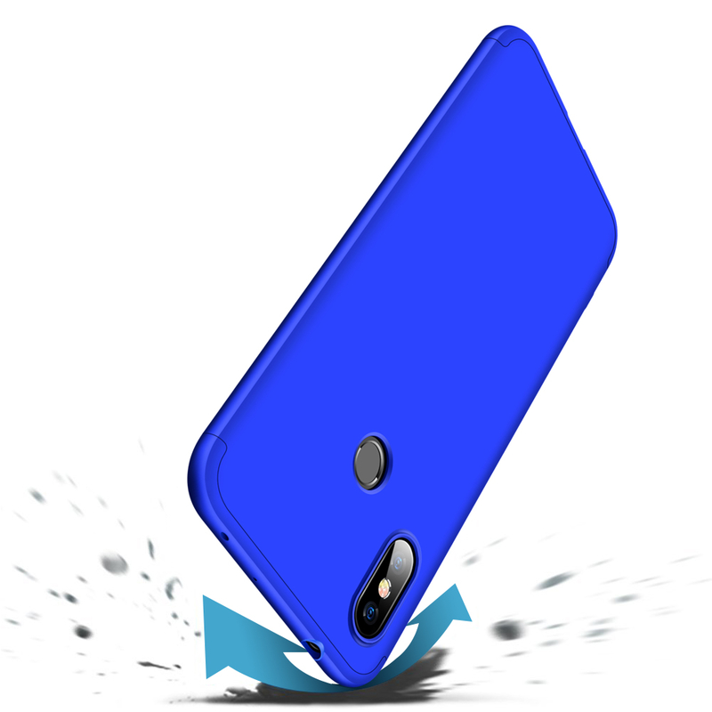 Husa Xiaomi Redmi Note 6 Pro GKK 360 Full Cover Albastru