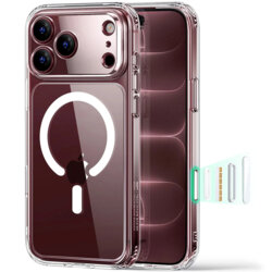 Husa iPhone 17 Pro ESR Classic Hybrid HaloLock, transparenta