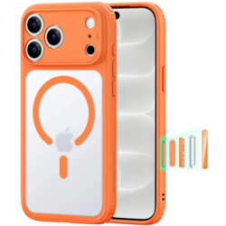 Husa iPhone 18 Pro Max ESR Classic Hybrid HaloLock, portocaliu
