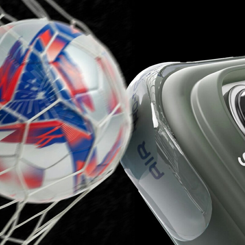 Husa iPhone 18 Pro Torras Ostand Q3 Air Football Series, gri