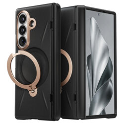 Husa Samsung Galaxy Z Fold8 Ultra Torras QPRO Leather Series, negru